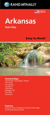 Rand McNally Easy to Read: Arkansas State Map by Rand McNally