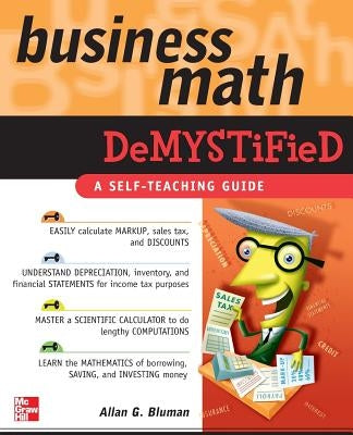 Business Math Demystified Paperback McGraw-Hill Companies