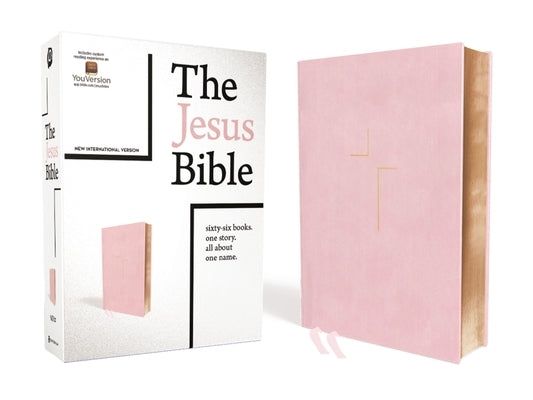 The Jesus Bible, NIV Edition, Leathersoft Over Board, Pink, Indexed, Comfort Print by Passion