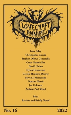 Lovecraft Annual No. 16 (2022) Paperback Hippocampus Press