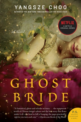 The Ghost Bride book by William Morrow & Company featuring a mysterious cover with ghostly and bridal imagery.