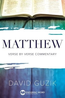 Enduring Word Media Matthew book cover with illustration and title, featuring a biblical scene in vibrant colors.