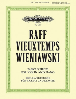 3 Romantic Pieces for Violin and Piano by Raff, Vieuxtemps and Wieniawski: Cavatina Op. 85 No. 3 (R.), Rêverie Op. 22 No. 3 (V.), Légende Op. 17 (W.) by Alfred Music
