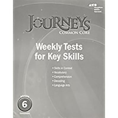 Houghton Mifflin Harcourt Journeys: Common Core Weekly Assessments Grade 6 Paperback Houghton Mifflin