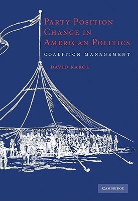 Paperback of "Party Position Change in American Politics" by Cambridge University Press, showing the book cover with title and author details.