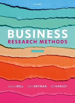 Business Research Methods 6e Paperback Oxford University Press, USA