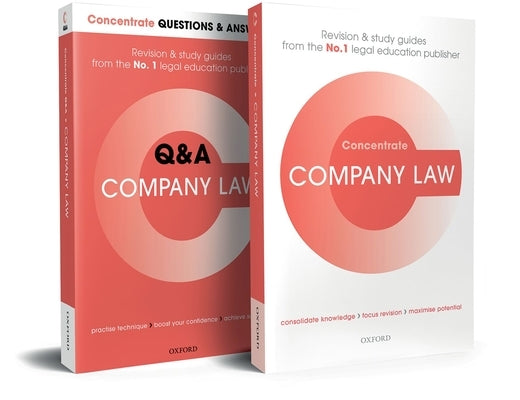 Company Law Revision Concentrate Pack by Moore, Imogen