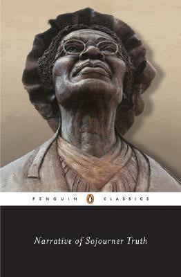 Cover image of "Narrative of Sojourner Truth" by Penguin Group, featuring historical illustrations and book title text.