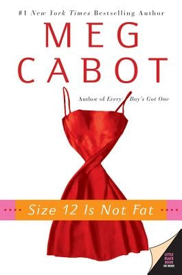 Paperback book titled "Size 12 Is Not Fat" by William Morrow & Company, showing the cover with title and author graphics.
