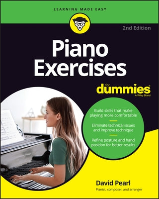 Piano Exercises for Dummies by Pearl, David