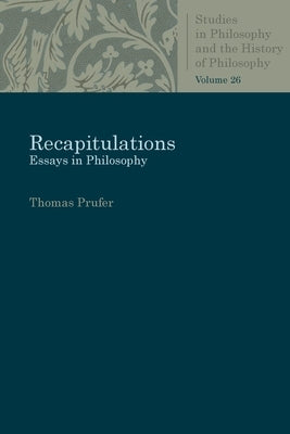 Recapitulations Paperback Catholic University of America Press