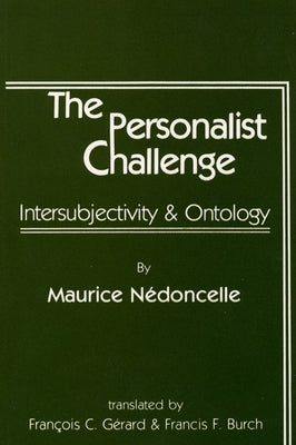 The Personalist Challenge Paperback Pickwick Publications