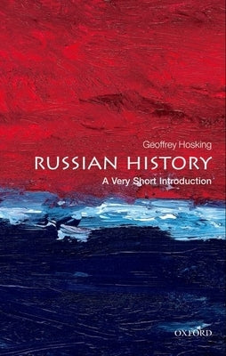 Paperback book titled "Russian History: A Very Short Introduction" by Oxford University Press, USA, with a cover featuring historical imagery.