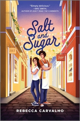 Paperback of Salt and Sugar novel by Inkyard Press featuring colorful cover art with artistic design elements.