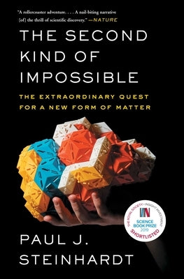 Paperback of The Second Kind of Impossible by Simon & Schuster, featuring a cover with abstract scientific illustrations.