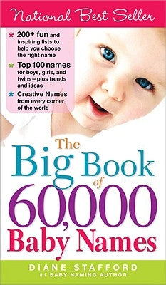 The Big Book of 60,000 Baby Names by Stafford, Diane