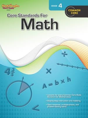 Core Standards for Math: Reproducible Grade 4 Paperback Steck-Vaughn