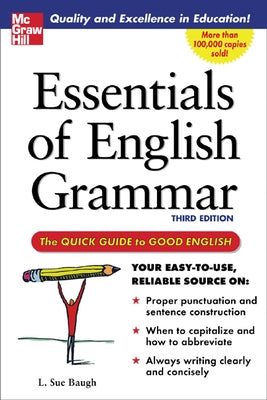 Essentials of English Grammar: A Quick Guide to Good English Paperback McGraw-Hill Companies