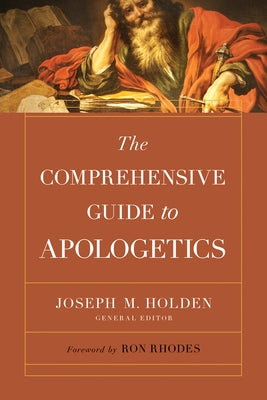 Paperback of The Comprehensive Guide to Apologetics by Harvest House Publishers, showing the front cover with title and author.