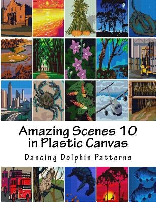 Amazing Scenes 10: in Plastic Canvas by Patterns, Dancing Dolphin