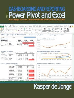 Dashboarding and Reporting with Power Pivot and Excel: How to Design and Create a Financial Dashboard with Powerpivot - End to End by De Jonge, Kasper