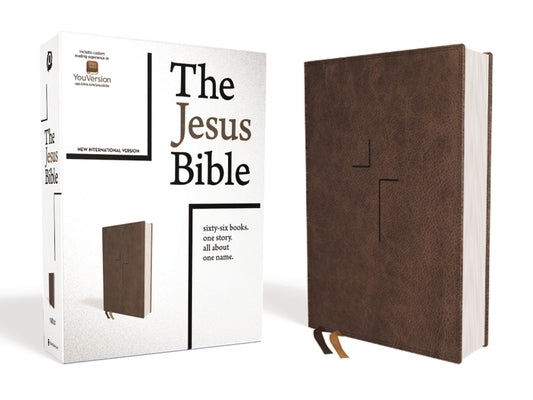 The Jesus Bible, NIV Edition, Leathersoft, Brown, Comfort Print by Passion