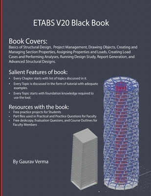 ETABS V20 Black Book by Verma, Gaurav
