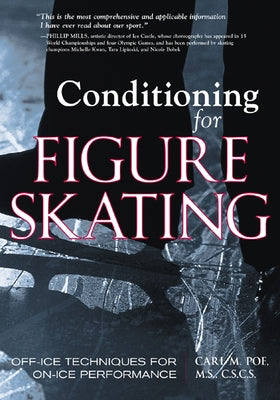 Paperback book titled "Conditioning for Figure Skating" by McGraw-Hill Companies, featuring off-ice training techniques for skaters.