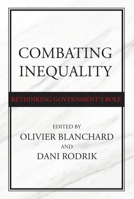 Combating Inequality: Rethinking Government's Role Paperback MIT Press