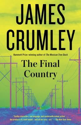 The Final Country Paperback Vintage Crime/Black Lizard