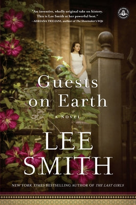 Cover of "Guests on Earth" by Shannon Ravenel Books, featuring a vintage-inspired illustration on the book's front.