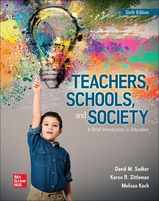 Loose leaf educational book titled "Loose Leaf for Teachers, Schools, and Society" by McGraw-Hill Companies, featuring a classroom scene.