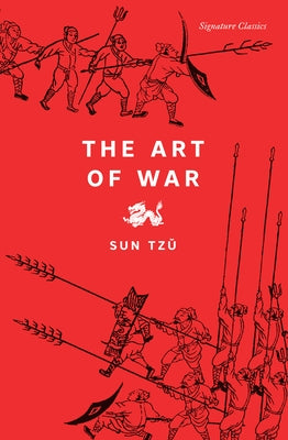 Paperback copy of The Art of War by Union Square & Co., featuring a cover with traditional Chinese artwork and bold title text.