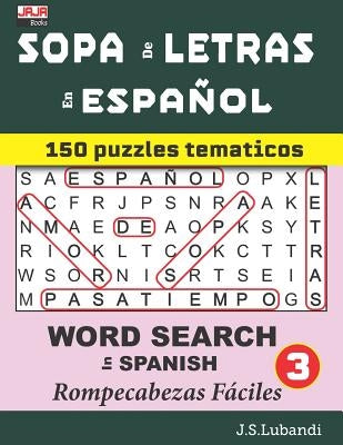 SOPA de LETRAS en ESPAÑOL (WORD SEARCH in SPANISH) by Jaja Media