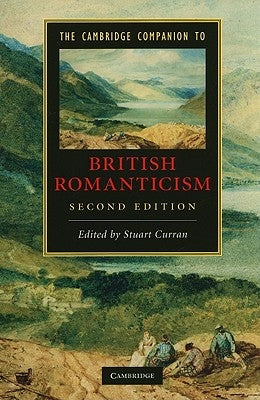 Paperback book titled The Cambridge Companion to British Romanticism by Cambridge University Press, featuring a cover with classical artwork.