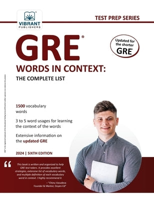 GRE Words In Context: The Complete List by Publishers, Vibrant