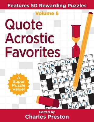 Quote Acrostic Favorites: Features 50 Rewarding Puzzles Paperback Aka Associates