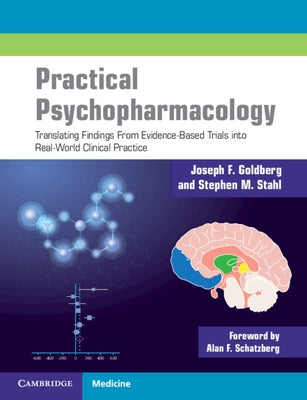 Paperback of Practical Psychopharmacology by Cambridge University Press, featuring a cover with clinical and scientific illustrations.