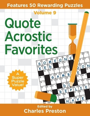 Quote Acrostic Favorites: Features 50 Rewarding Puzzles Paperback Aka Associates