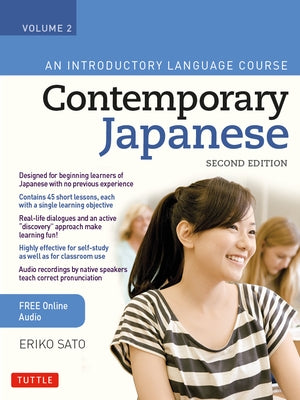Contemporary Japanese Textbook Volume 2: An Introductory Language Course (Includes Online Audio) by Sato, Eriko