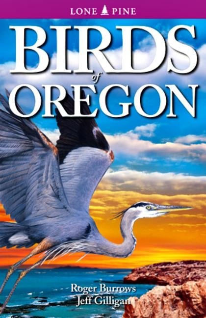 Colorful illustration of various Oregon bird species from the Birds of Oregon book by Publishing Partners.
