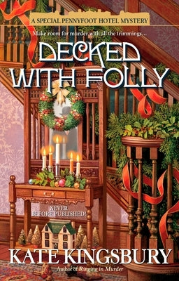 Paperback novel "Decked with Folly" by Berkley Books featuring a colorful illustrated cover.