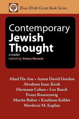 Contemporary Jewish Thought: A Reader Paperback Ben Yehuda Press
