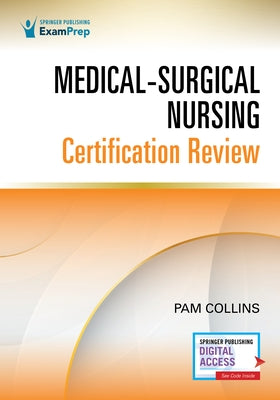 Paperback Medical-Surgical Nursing Certification Review book by Springer Publishing Company, showing the cover with title and design.