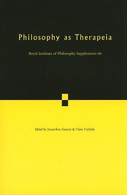 Philosophy as Therapeia Paperback Cambridge University Press