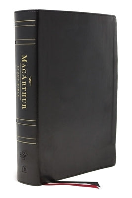 Esv, MacArthur Study Bible, 2nd Edition, Genuine Leather, Black: Unleashing God's Truth One Verse at a Time Bible Thomas Nelson