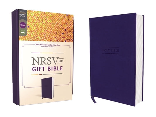 Nrsvue, Gift Bible, Leathersoft, Blue, Comfort Print by Zondervan