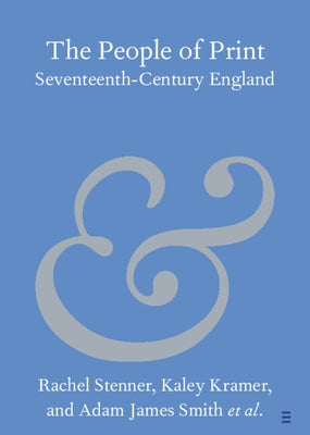 Paperback book titled "The People of Print: Seventeenth-Century England" by Cambridge University Press, with a detailed cover design.