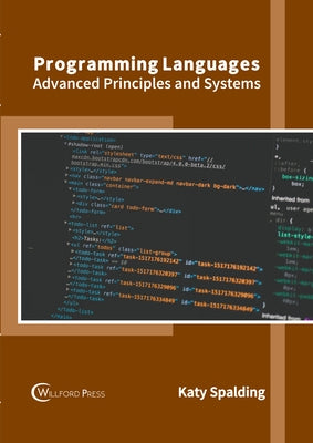 Programming Languages: Advanced Principles and Systems by Spalding, Katy