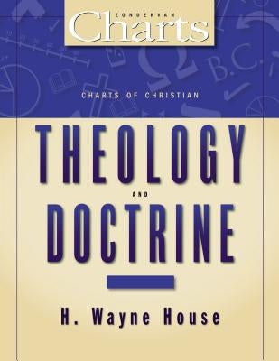 Paperback chart book of Christian theology and doctrine by Zondervan Academic, featuring detailed illustrations and explanations.